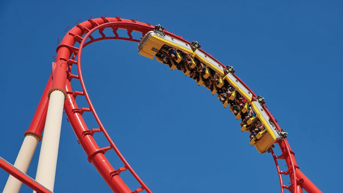 The Big Apple Coaster at NYNY